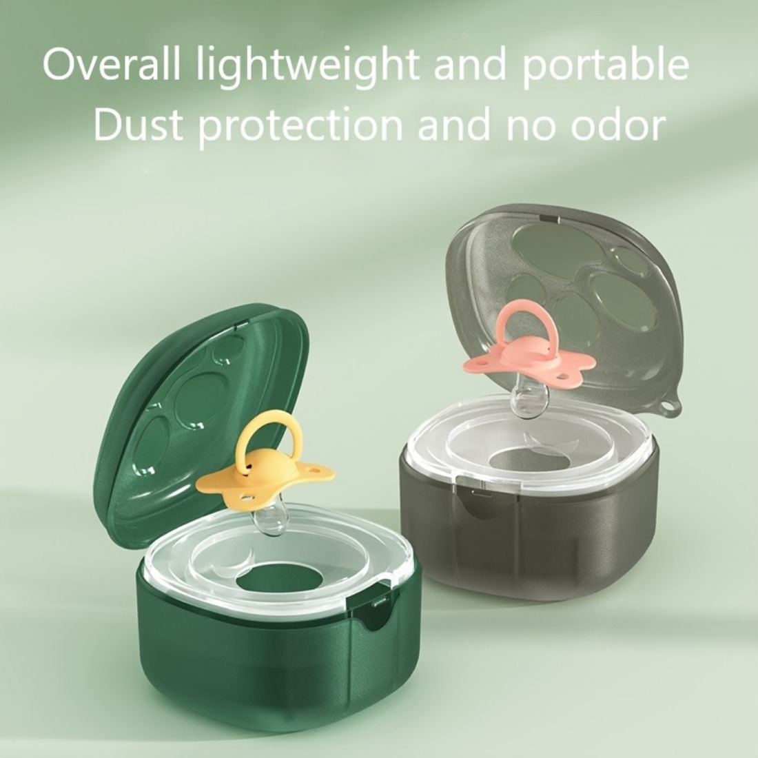 ซิลิโคนเกรดอาหาร Pacifier กล่อ - Food Storage Baby บทวิจารณ์และราคา