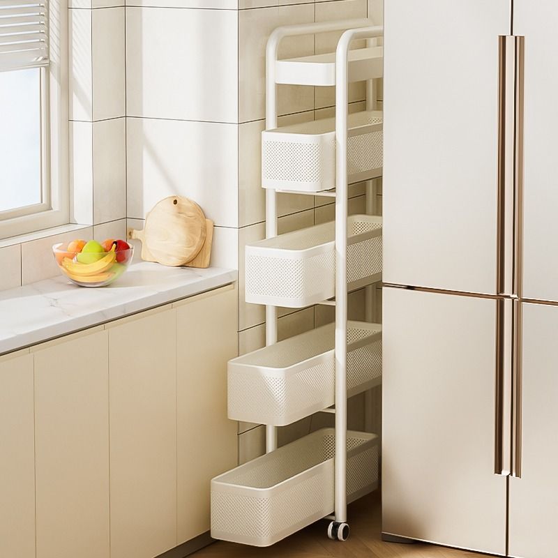 สแตนเลสห้องครัวชั้นวางรอยแยกตู - Food Storage Kitchen Cabinet บทวิจารณ์และราคา