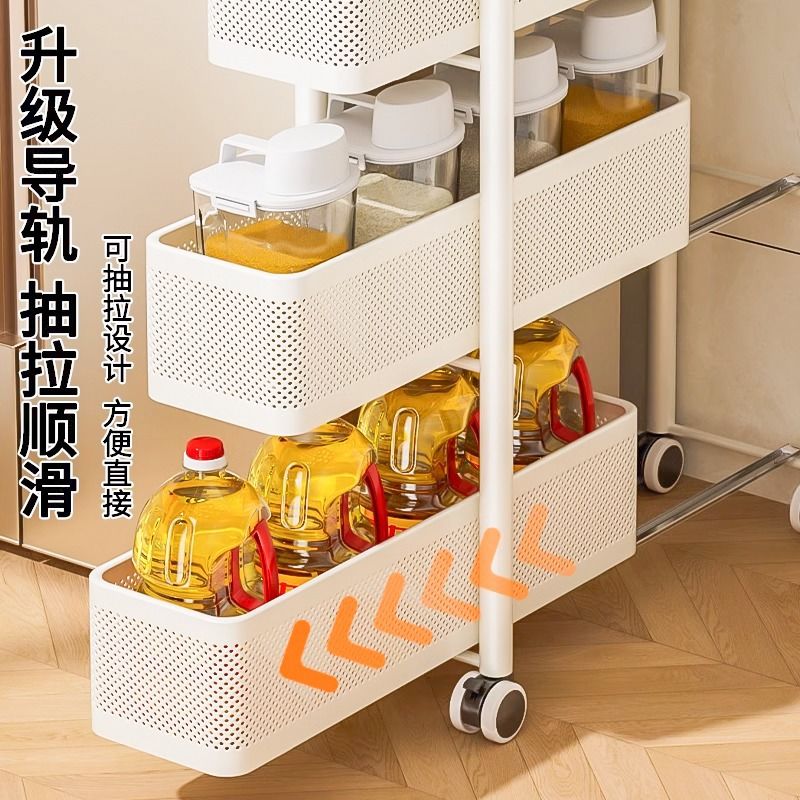 สแตนเลสห้องครัวชั้นวางรอยแยกตู - Food Storage Kitchen Cabinet บทวิจารณ์และราคา