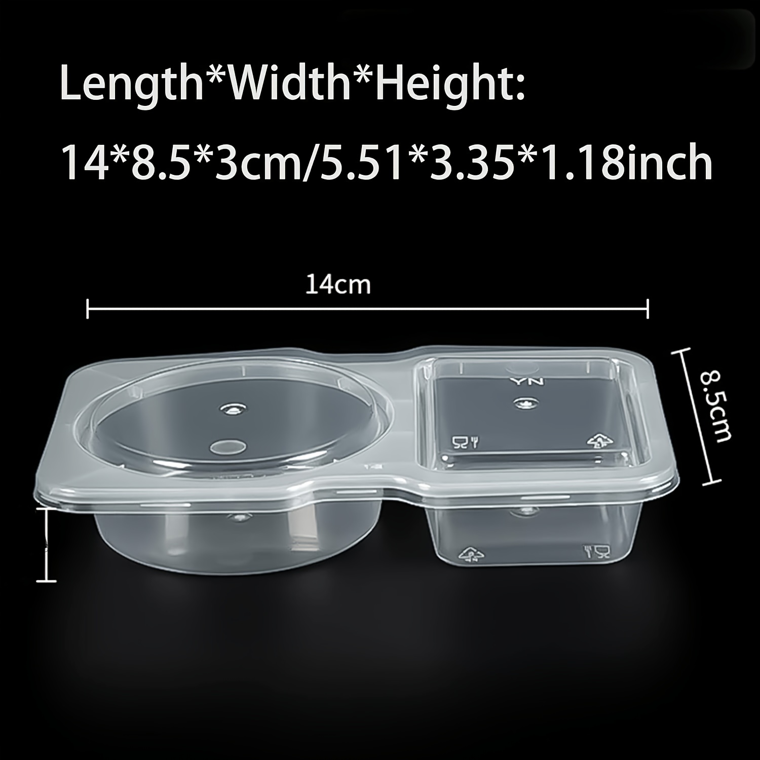 10 ชิ้น กล่องเก็บอาหารพร้อมฝาป - Food Storage Stackable Containers บทวิจารณ์และราคา