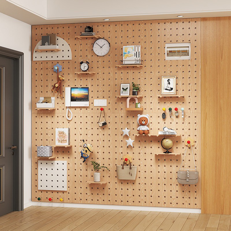 ชั้นวางของติดผนังแบบแผ่นไม้เนื - Food Storage Organizer บทวิจารณ์และราคา