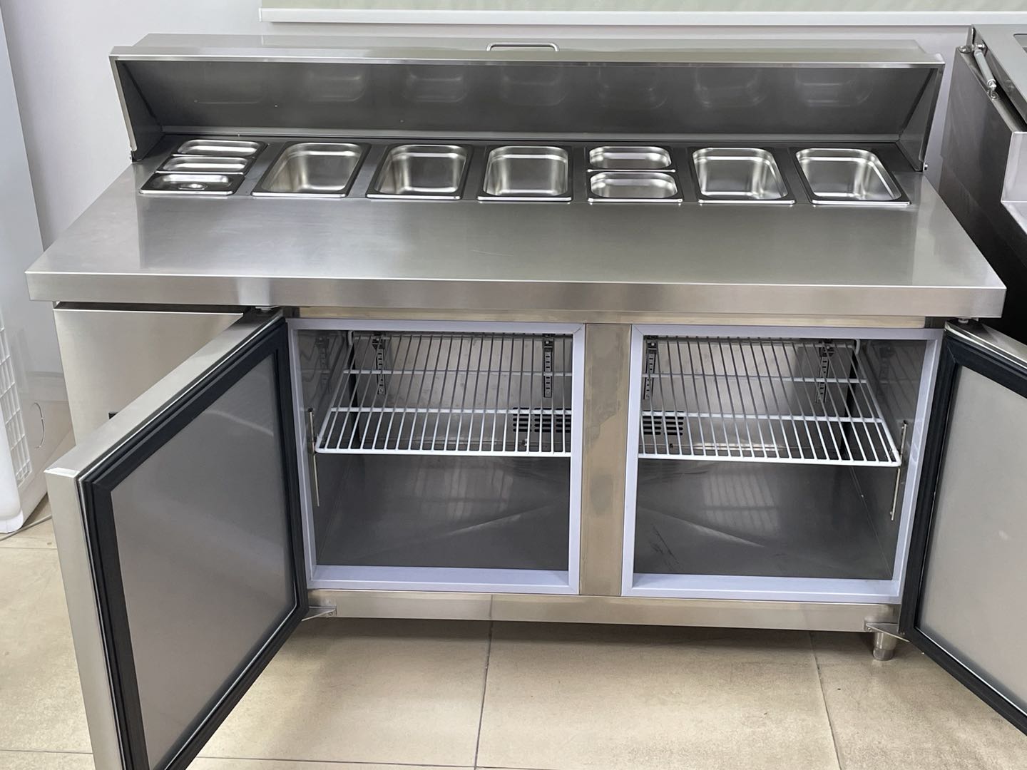 ตู้แช่พิซซ่าแบบฝัง 2 ประตู อุณ - Food Storage For Refrigerator บทวิจารณ์และราคา