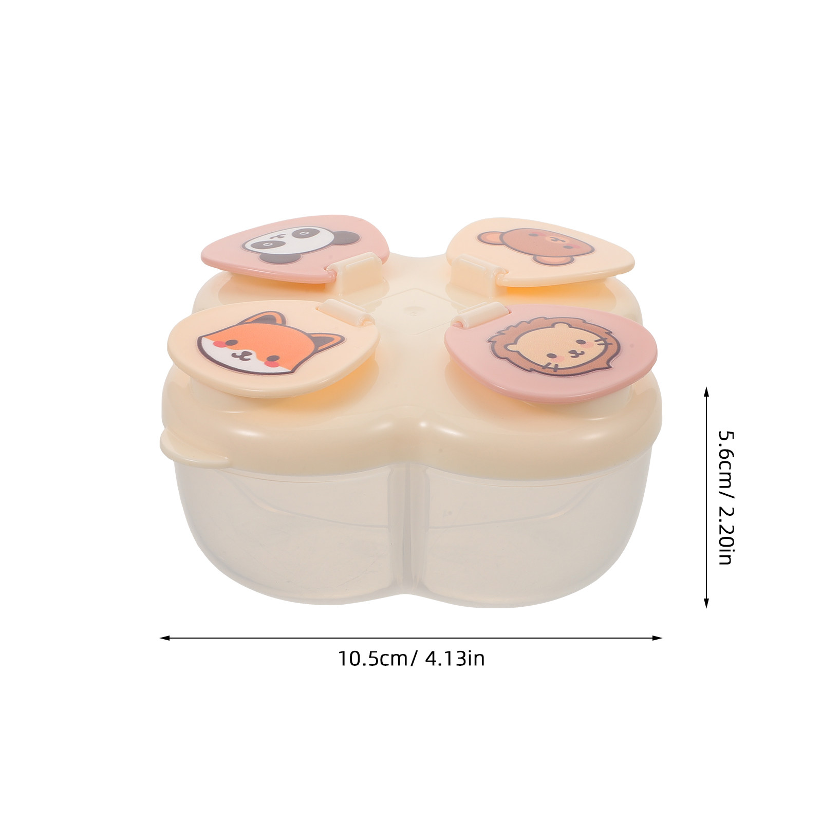 กล่องใส่นมผงแบบพกพา 4 ช่อง กล่ - Food Storage Baby บทวิจารณ์และราคา