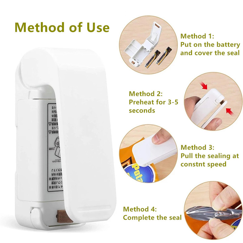 แบบพกพากระเป๋าความร้อนเครื่องซ - Food Storage Vacuum Sealer Machine บทวิจารณ์และราคา