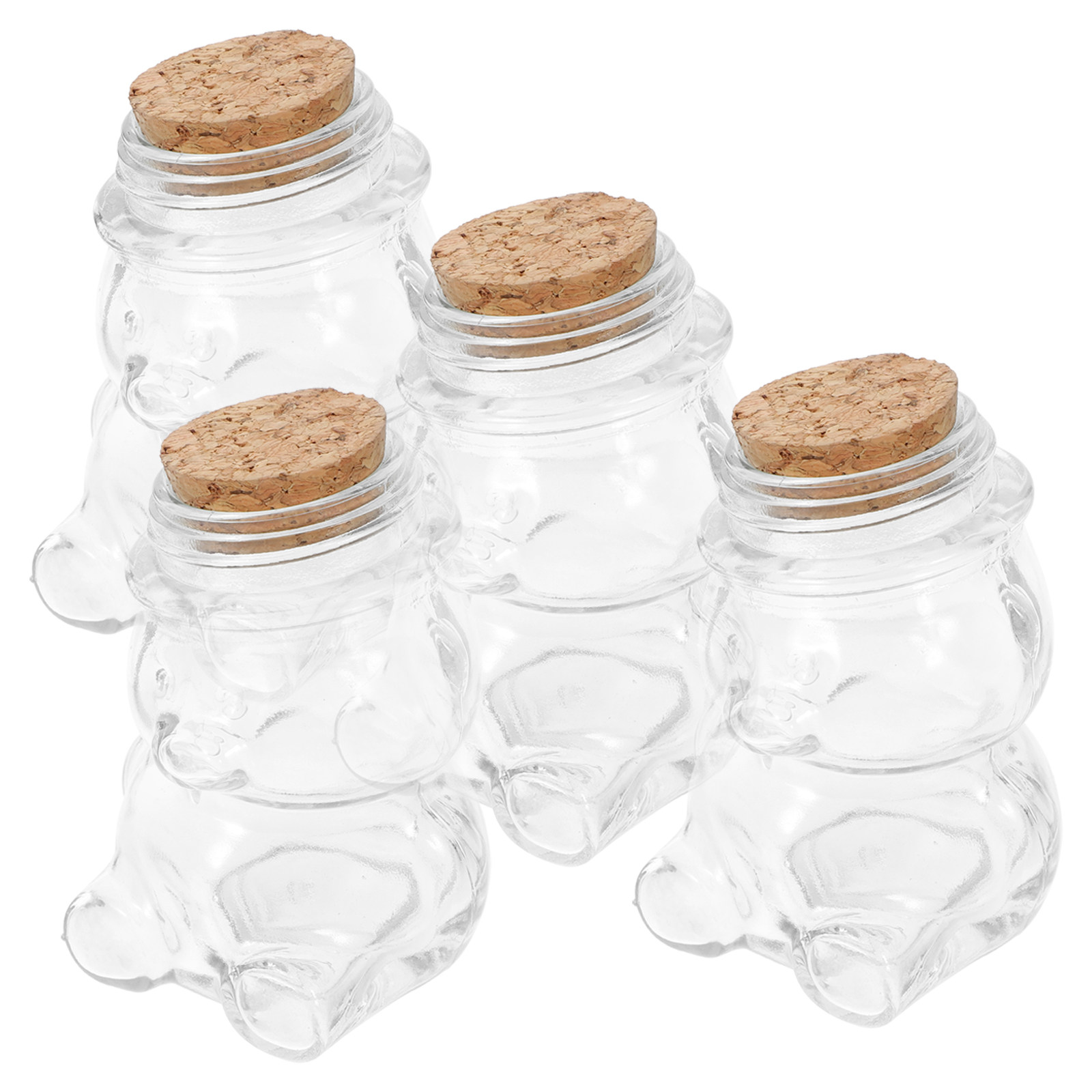 ชุดโหลแก้วใส 4 ชิ้น สำหรับเก็บ - Food Storage Jar Glass บทวิจารณ์และราคา