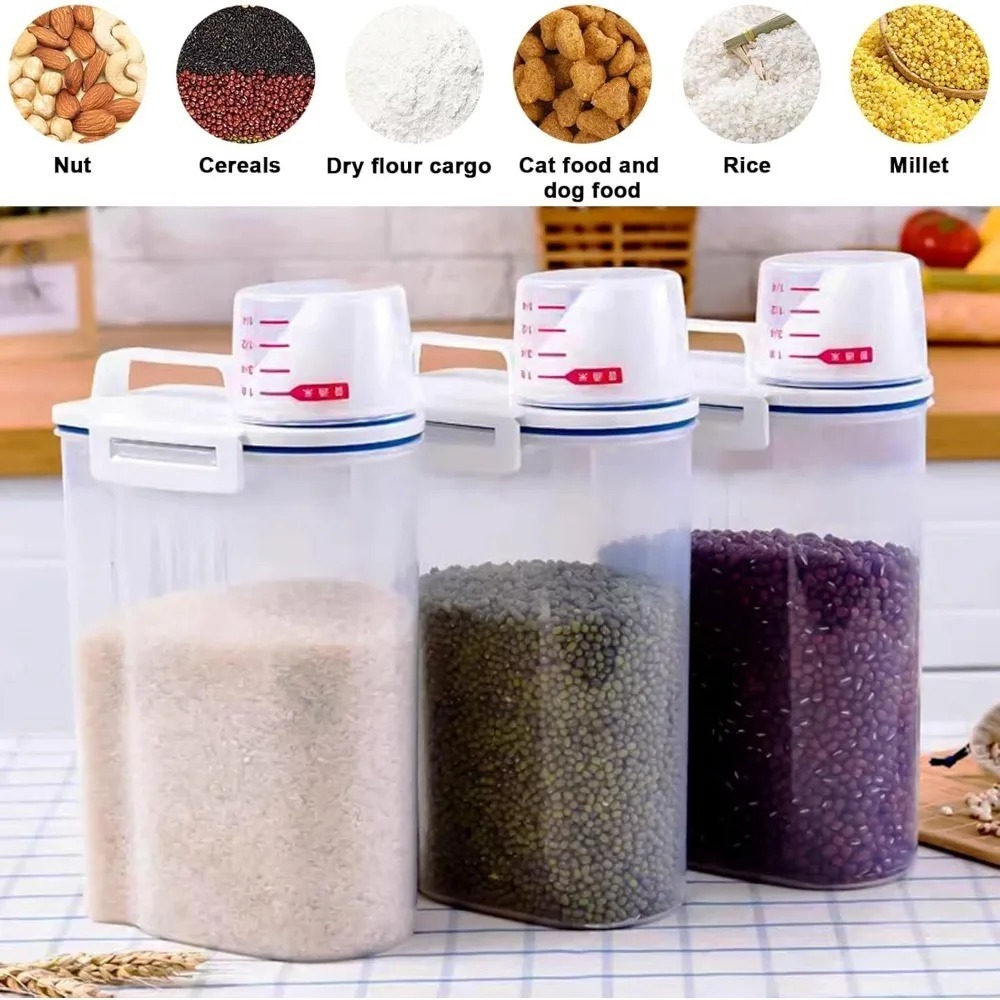 กล่องเก็บอาหารแห้ง ข้าวสาร ปลอ - Portion Control Container บทวิจารณ์และราคา