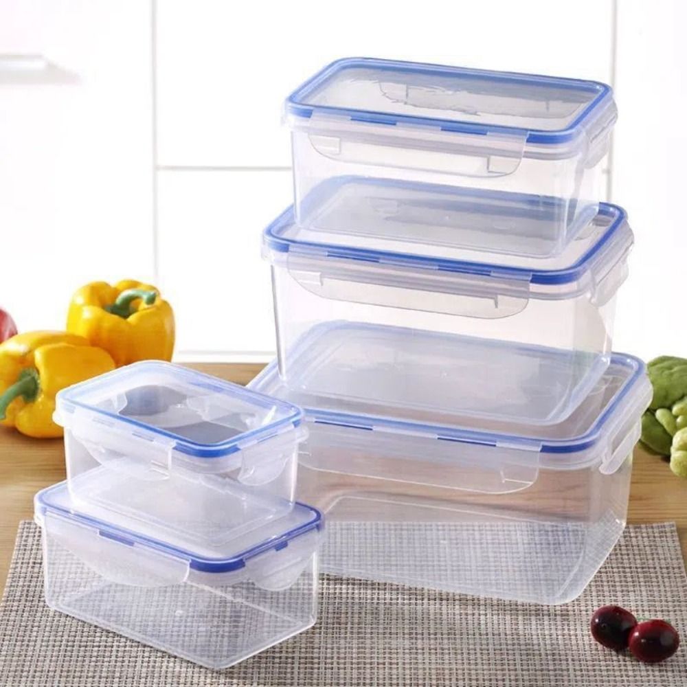 กล่องเก็บอาหารพลาสติกปลอดภัย 1 - Food Storage Stackable Containers บทวิจารณ์และราคา