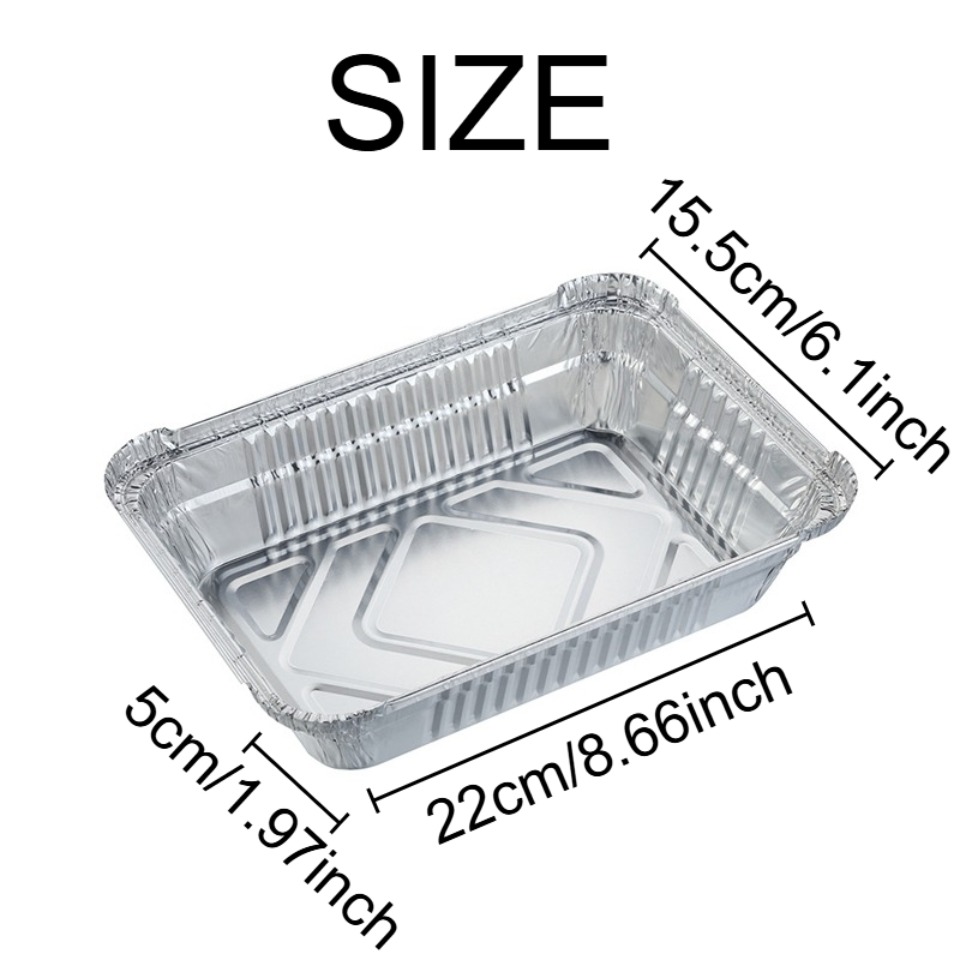 ถาดฟอยล์อะลูมิเนียมแบบใช้แล้วท - Food Storage Aluminum บทวิจารณ์และราคา