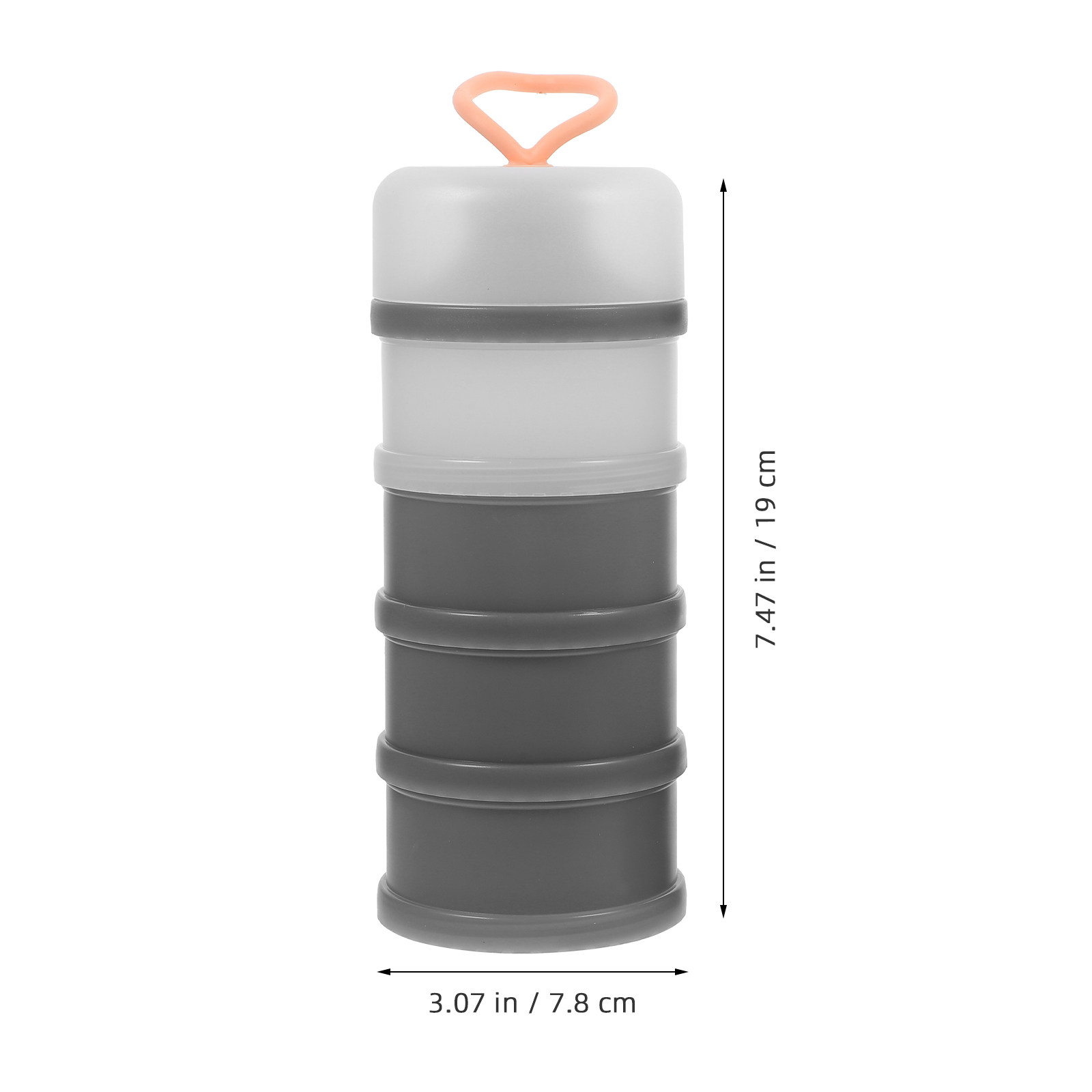 กล่องแบ่งนมผงสำหรับเด็ก 2 ชิ้น - Food Storage Stackable Containers บทวิจารณ์และราคา