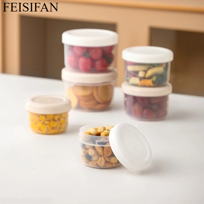 กล่องเก็บอาหารพลาสติกทรงกลมแบบ - Food Storage For Refrigerator บทวิจารณ์และราคา
