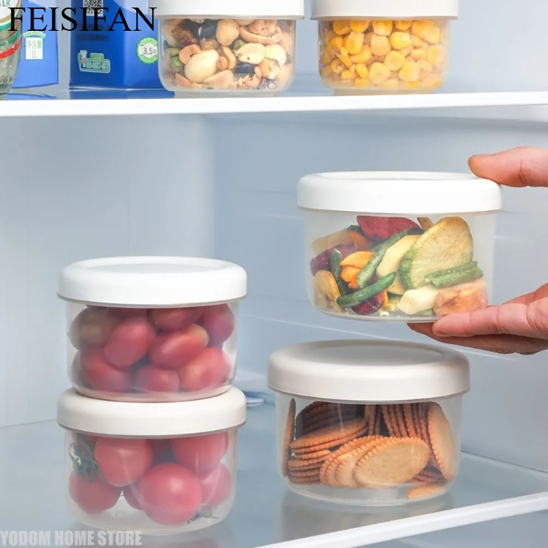 กล่องเก็บอาหารพลาสติกทรงกลมแบบ - Food Storage For Refrigerator บทวิจารณ์และราคา