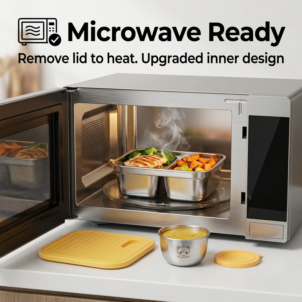 กล่องอาหารกลางวันสแตนเลส 304 แ - Food Storage Design บทวิจารณ์และราคา