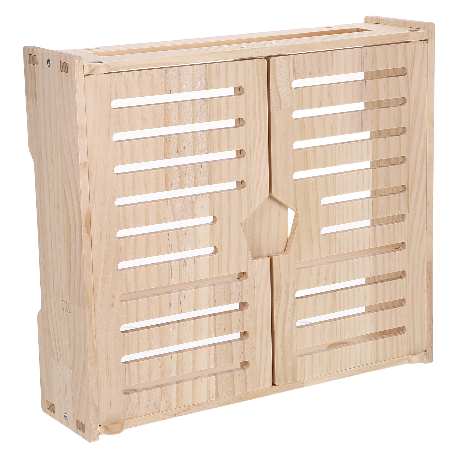 ตู้เก็บเราเตอร์ไม้ธรรมชาติแบบต - Food Storage Organizer บทวิจารณ์และราคา