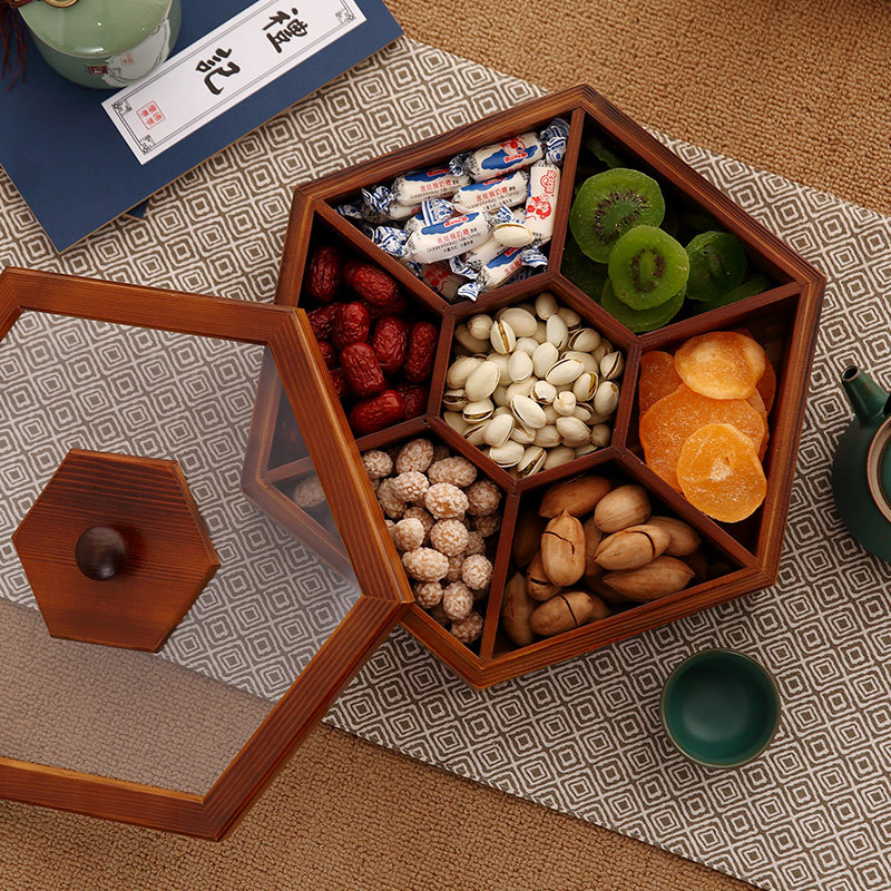 ใหม่ไม้ Candy บิสกิตกล่องเก็บฝ - Food Storage Jars With Wooden Lids บทวิจารณ์และราคา