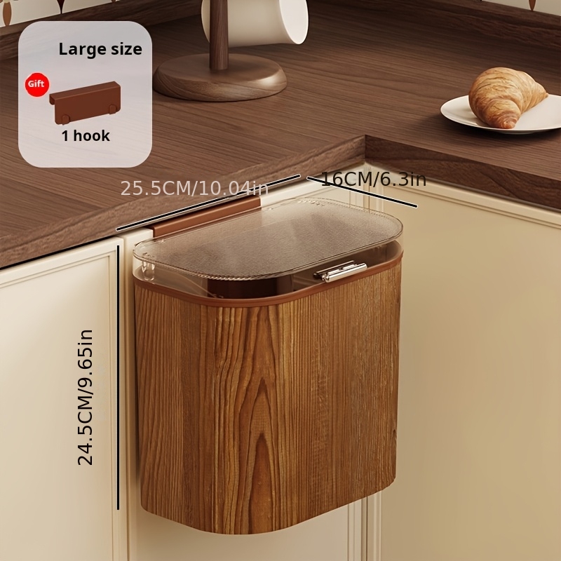 ถังขยะในครัวแบบแขวนติดผนังลายไ - Food Storage Kitchen Cabinet บทวิจารณ์และราคา