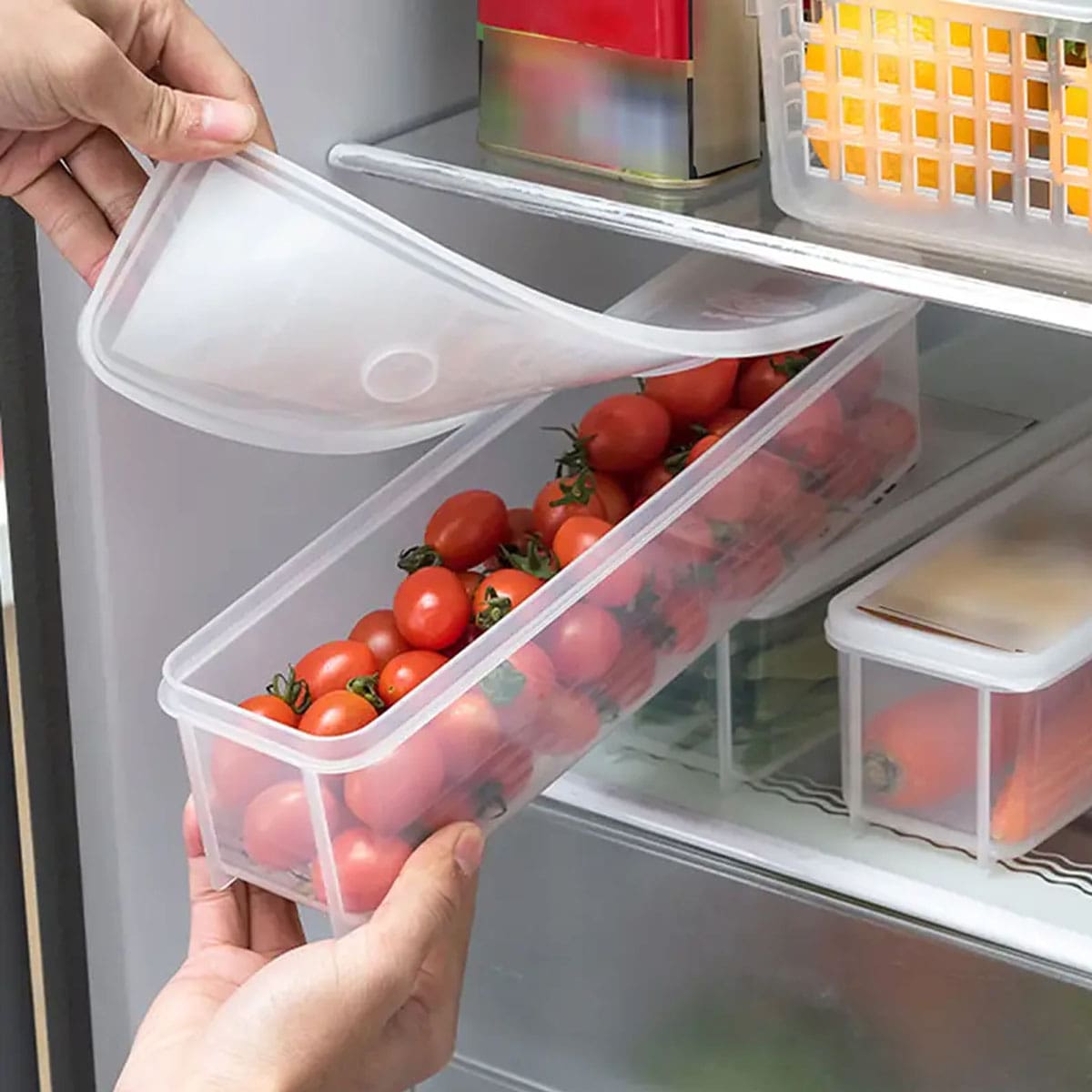 กล่องเก็บของพลาสติกใส 1 ชิ้น,  - Food Storage For Refrigerator บทวิจารณ์และราคา
